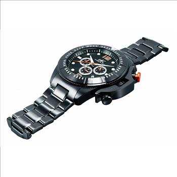 Chronograph Movement, Rotating bezel, w/ designed crown protector, AK9041-MIPB , Retail at $625.00