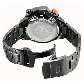 Chronograph Movement, Rotating bezel, w/ designed crown protector, AK9041-MIPB , Retail at $625.00
