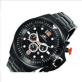 Chronograph Movement, Rotating bezel, w/ designed crown protector, AK9041-MIPB , Retail at $625.00