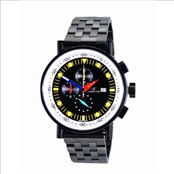 CHRONOGRAPH MOVEMENT, STAINLESS STEEL CASE AND BAND,  MULTI- COLOR HANDS , AK2268-60_IPB - RETAIL AT $675.00
