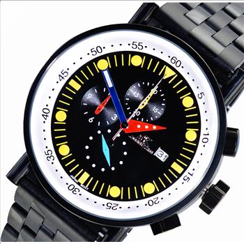 CHRONOGRAPH MOVEMENT, STAINLESS STEEL CASE AND BAND,  MULTI- COLOR HANDS , AK2268-60_IPB - RETAIL AT $675.00