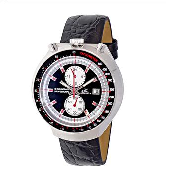 CHRONOGRAPH WITH 24-HOUR DISPLAY, TACHYMETER, AK5662-MBK_LBK -  RETAIL AT (MSRP: $725.00)