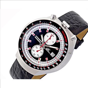 CHRONOGRAPH WITH 24-HOUR DISPLAY, TACHYMETER, AK5662-MBK_LBK -  RETAIL AT (MSRP: $725.00)