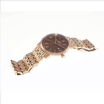 DOME MINERAL CRYSTAL, 3-HANDS DATE DIAL, AK8224-MRGBN - RETAIL AT (MSRP: $345.00)