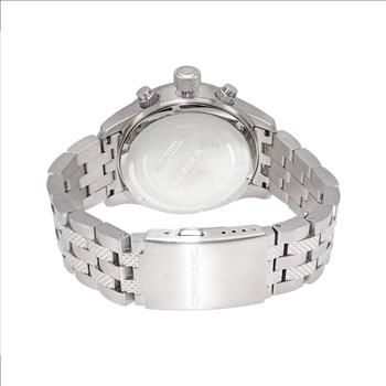 LeChateau - Chronograph Epson VR33 Muscle Mov't, Stainless Steel Case and Band , CS17733BUSV_SV, Retail at (MSRP:$1,475.00)