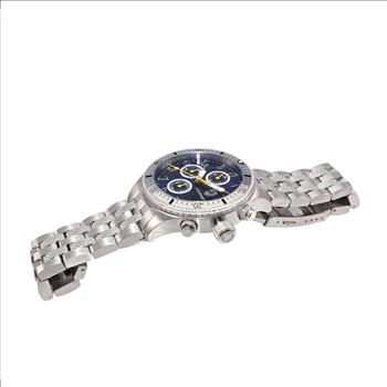 LeChateau - Chronograph Epson VR33 Muscle Mov't, Stainless Steel Case and Band , CS17733WT_BU, Retail at (MSRP:$1,475.00)