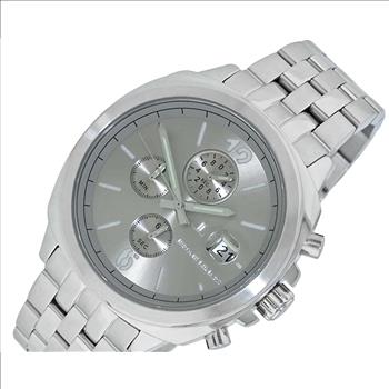 Lechateau,  Chronograph Mov't, Silver 24-HR -Date Dial, Stainless Steel case and Band, (MSRP: $495.00)