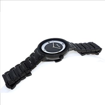 LeChateau  Classic/Mid-Size Swiss Quartz Movement,  IP-Black tone, Retail at (MSRP: $595.00)