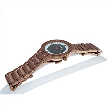LeChateau Classic/Mid-size, Swiss Quartz Movement, IP-Brown Stainless Steel case and band, Retail at (MSRP: $595.00)