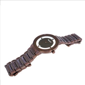 LeChateau Classic/Mid-size, Swiss Quartz Movement, IP-Purple Stainless Steel case and band, Retail at (MSRP: $595.00)