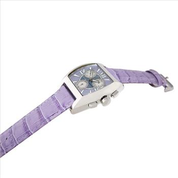 LeChateau, Ladies ISA- Swiss Chronograph movement, Mother of Pearl Dial, Purple Color, MSRP: $695.00