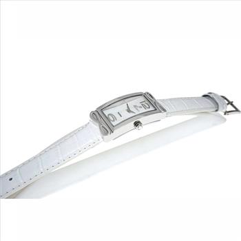 LeChateau, Ladies Swiss Quartz movement, Mother of Pearl Dial, Genuine Leather Band, White Color, MSRP: $495.00