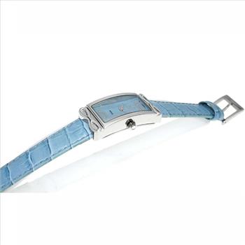 LeChateau, Ladies Swiss Quartz movement, Mother of Pearl Dial,  Light Blue, ( MSRP: $495.02)