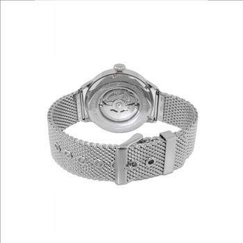 Lechateau, Men's 24-JEWELS AUTOMATIC, WITH HEART BEAT CURVE WHITE DIAL, (MSRP: $2,268.00)