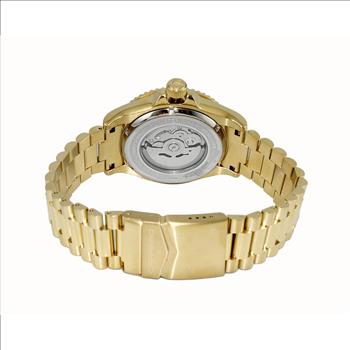 Lechateau Men's, AUTOMATIC -21 JELWEL (NH35) SUN RAY-DATE DIAL, WITH EXHIBITION BACK, C1G888GOBK RETAIL AT (MSRP: $2,124.00)