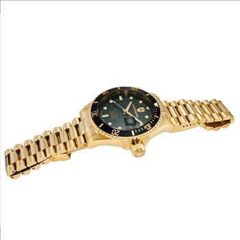 LeChateau Men's Automatic - Magnifying Date Dial with Exhibition Back  - C1G888BK Retail at (MSRP: $ 2,124.00)