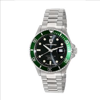 LeChateau Men's Automatic - Magnifying Date Dial with Exhibition Back case - LC1S888BUGN - Retail at (MSRP: $ 2,124.00)