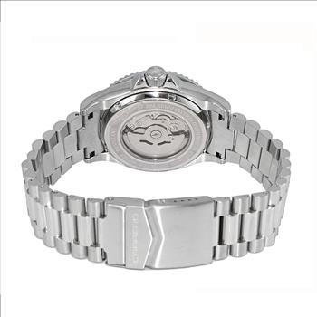 LeChateau Men's Automatic - Magnifying Date, MOP Dial with Exhibition Back, C1S266GN Retail at (MSRP: $ 2,124.00)