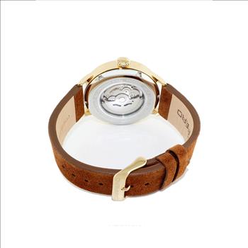 LECHATEAU MEN'S AUTOMATIC NH35 - 24 JEWELS OPEN HEART, EXHIBITION BACK, C1G1780-SV, RETAIL AT (MSRP: $2,028.00)