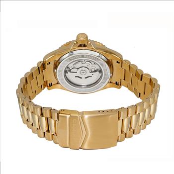 LeChateau Men's Automatic NH35-24 JEWEL, 1.0 CT GENUINE SAPPHIRE, MOP DIAL, C1G787GN RETAIL AT (MSRP: $S2,868.00)