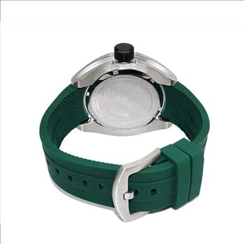 LeChateau, Men's Automatic NH35-24 JEWEL Mov't, Maroon MOP- Dial - Black Bezel, Silicon Band,  C1S8925-BN_GN - MSRP: $2,388.00