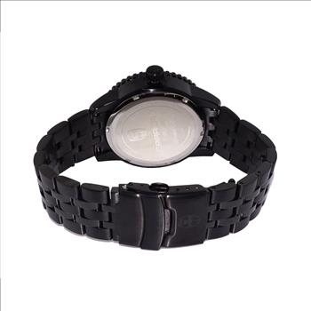 LeChateau - Men's NH35 21 JEWELS with Exhibition back, IP-Black tone, Blue  Dial, C1B4345BU- Retail at (MSRP: $2,220.00)