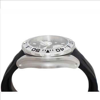 LeChateau, Men's Swiss Multi-Functiom Ronda X30 Movement, Black Dial -Bezel, Silicon Band, C1S8824-BK - MSRP: $2,340.00