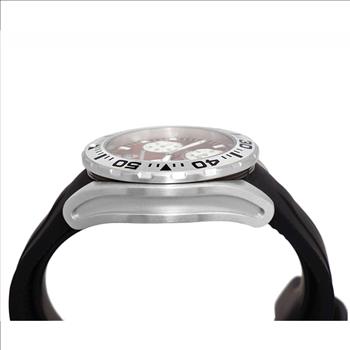 LeChateau, Men's Swiss Multi-Functiom Ronda X30 Movement, Brown Dial -Bezel, Silicon Band, C1SK8824-BN - MSRP: $2,340.00