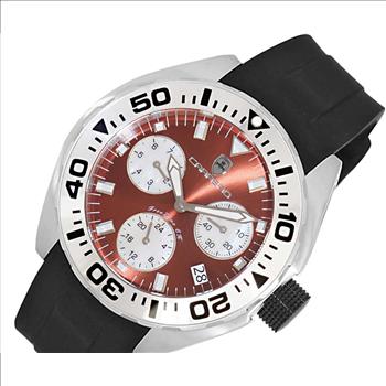 LeChateau, Men's Swiss Multi-Functiom Ronda X30 Movement, Brown Dial -Bezel, Silicon Band, C1SK8824-BN - MSRP: $2,340.00