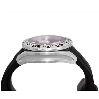 LeChateau, Men's Swiss Multi-Functiom Ronda X30 Movement, Purple Dial -Bezel, Silicon Band, C1SK8824-PU - MSRP: $2,340.00