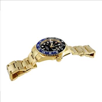 Lechateau Men's, SWISS QUARTZ  Black Date- Dial, Ceramic Bezel,  C1G10BK-BKBU Retail at (MSRP: $1,908.00)