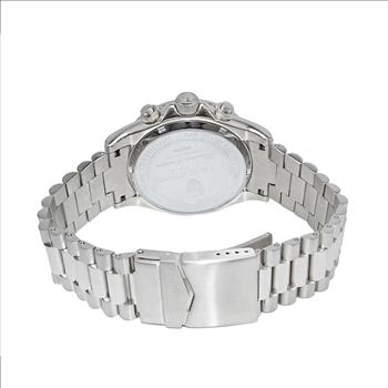 Lechateau Mens, Swiss-Ronda Chronograph Mov't, Light Grey - Date Dial,Black bezel, MSRP: $2,468.00