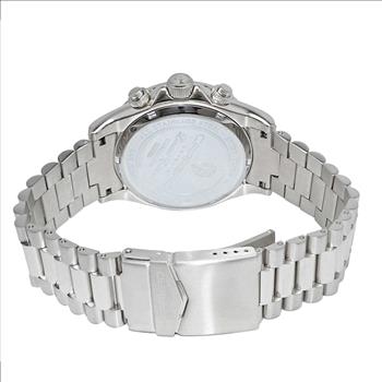 Lechateau Mens, Swiss-Ronda Chronograph Mov't, Maroon - Date Dial,Black bezel, MSRP: $2,468.00