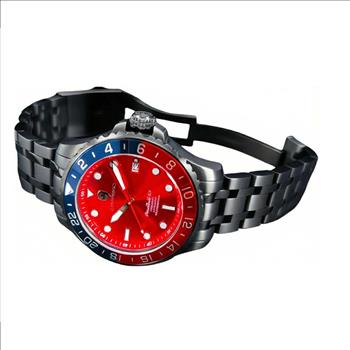 LeChateau, Men's TIME BOLD- X1 COLLECTION, NH35 AUTOMATIC MOVEMENT, 10 ATM, IPB - RED/BLUE, MSRP:  $2,340.00