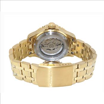 LeChateau, Men's TIME BOLD- X1 COLLECTION, NH35 AUTOMATIC MOVEMENT, 10 ATM, IP-Gold - BLUE, MSRP:  $2,340.00