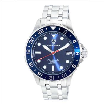 LeChateau, Men's TIME BOLD- X1,  NH35 AUTOMATIC MOVEMENT, 10 ATM, BLUE DIAL, C1S737BUBU - MSRP:  $2,340.00