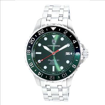LeChateau, Men's TIME BOLD- X1,  NH35 AUTOMATIC MOVEMENT, 10 ATM, GREEN/BLACK, C1S737GN-BK - MSRP:  $2,340.00