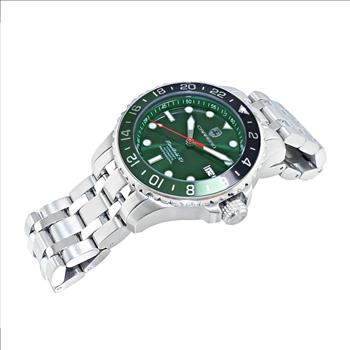 LeChateau, Men's TIME BOLD- X1,  NH35 AUTOMATIC MOVEMENT, 10 ATM, GREEN/BLACK, C1S737GN-BK - MSRP:  $2,340.00