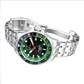 LeChateau, Men's TIME BOLD- X1,  NH35 AUTOMATIC MOVEMENT, 10 ATM, GREEN/BLACK, C1S737GN-BK - MSRP:  $2,340.00