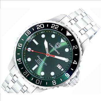 LeChateau, Men's TIME BOLD- X1,  NH35 AUTOMATIC MOVEMENT, 10 ATM, GREEN/BLACK, C1S737GN-BK - MSRP:  $2,340.00