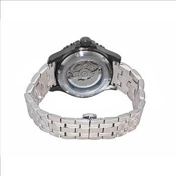 LeChateau, Men's TIME BOLD- X1, NH35 AUTOMATIC MOVEMENT,  IP-BLACK  BLUE/RED, SS-BAND -C1B737BU-MR_SS - MSRP:  $2,340.00