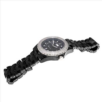 LeChateau, SWISS MOVEMENT, High Tect Ceramic case and band, MOP Dial, P7895K Retail At (MSRP: $795.00)