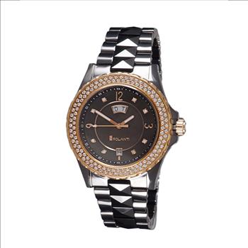 LeChateau, SWISS MOVEMENT, High Tect Ceramic case and band, MOP Dial, P7895KR Retail At (MSRP: $995.00)