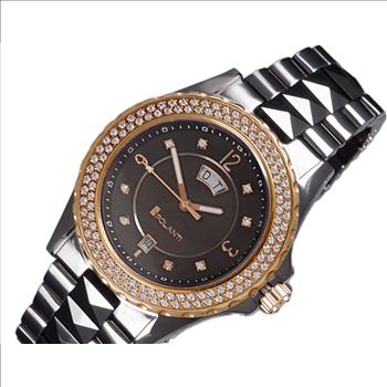 LeChateau, SWISS MOVEMENT, High Tect Ceramic case and band, MOP Dial, P7895KR Retail At (MSRP: $995.00)