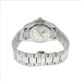 Lechateau SWISS Quarts, Black Date- Dial, with Magnifying glass, C1S10BK-BKBK Retail at (MSRP: $1,908.00)