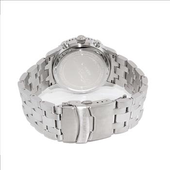 Lechateau - VR32 Mov't Chronograph Mov't, Brown MOP Dial,  Stainless Steel case and band  (MSRP: $2,220.00)