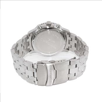 Lechateau - VR32 Mov't Chronograph Mov't, White MOP Dial,  Stainless Steel case and band  (MSRP: $2,220.00)