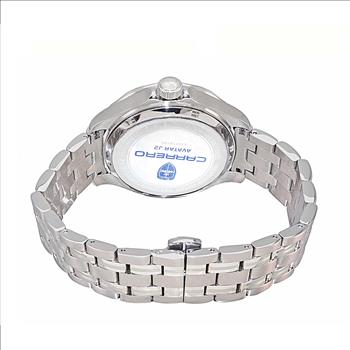 Lechateau Watches - Automatic -24  Jewels NH35, Textured Black Date dial - Orange Bezel , (MSRP: 2,268.00)