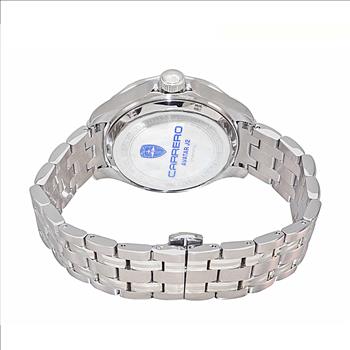 Lechateau Watches- Automatic -24  Jewels NH35, Textured Gray Date dial, Yellow Bezel C1S6161GR_BUYL - Retail at (MSRP: 2,268.00)