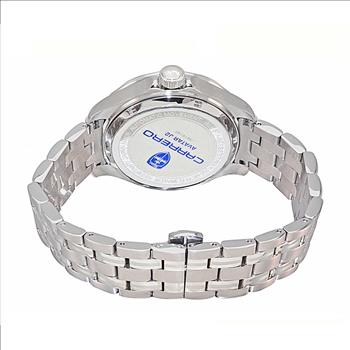 Lechateau Watches- Automatic -24  Jewels NH35, Textured White Date dial, Red Bezel C1S6161WT_RD - Retail at (MSRP: 2,268.00)